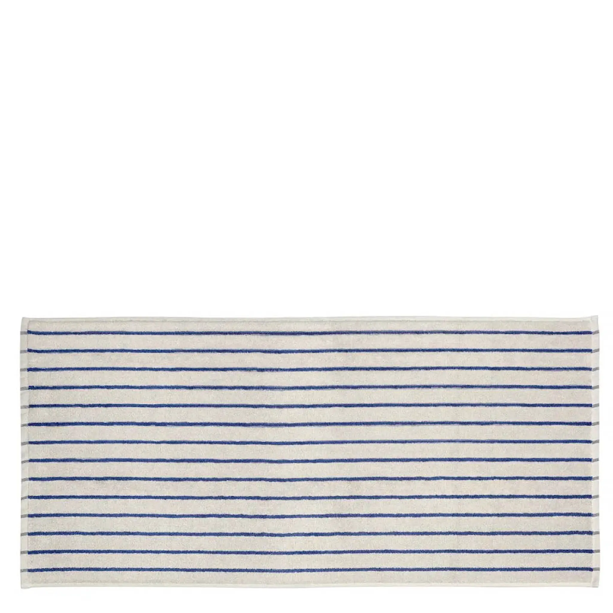 Blomus Arto handduk 100x50 cm beige/blå smalrandig