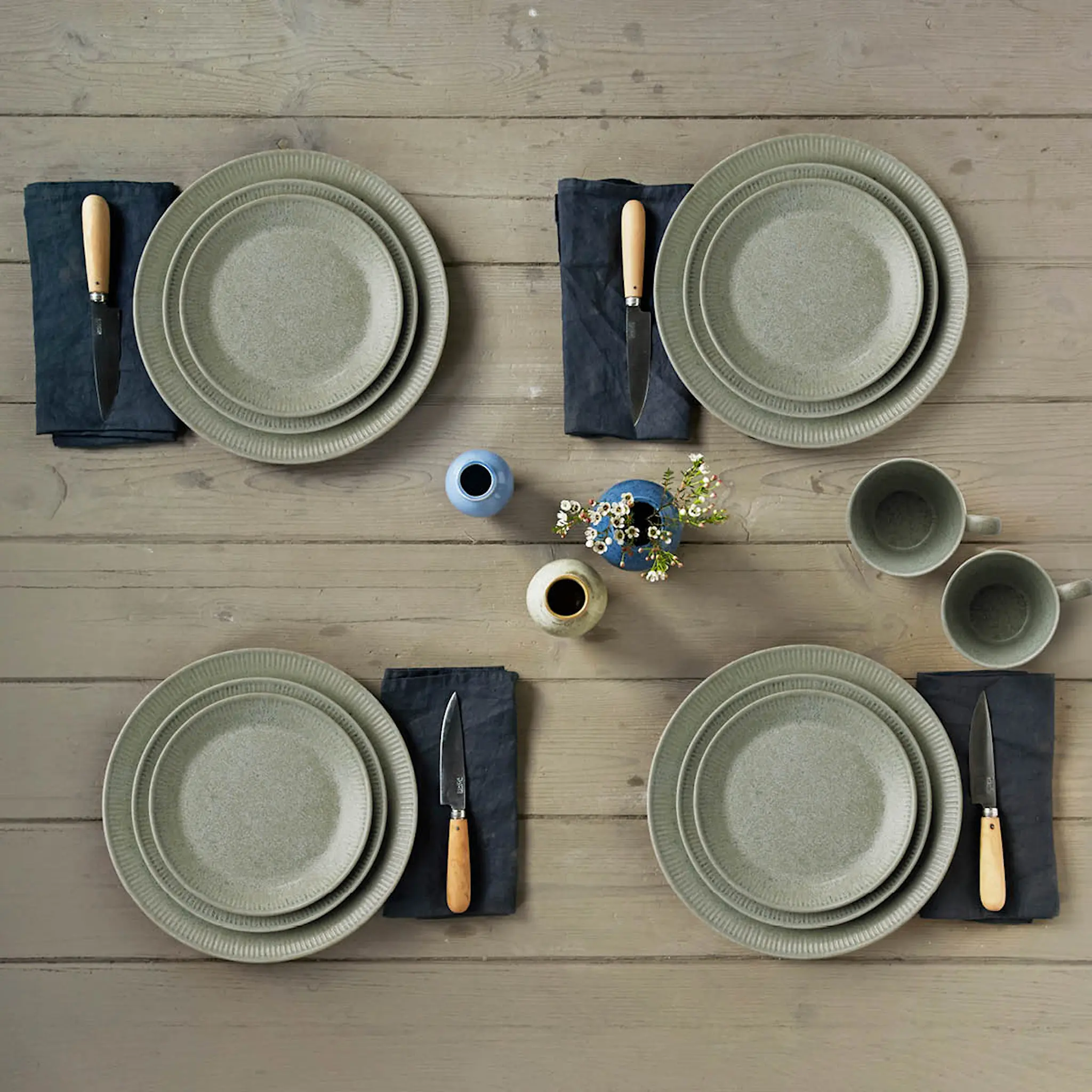 Knabstrup Keramik Knabstrup Tallrik 22 cm Olive