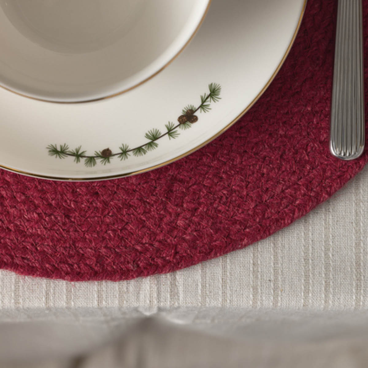 Holmen Jesper bordstablett Ø38 cm röd