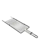 Black Collection Churrasco Grillgaller 72x21 cm