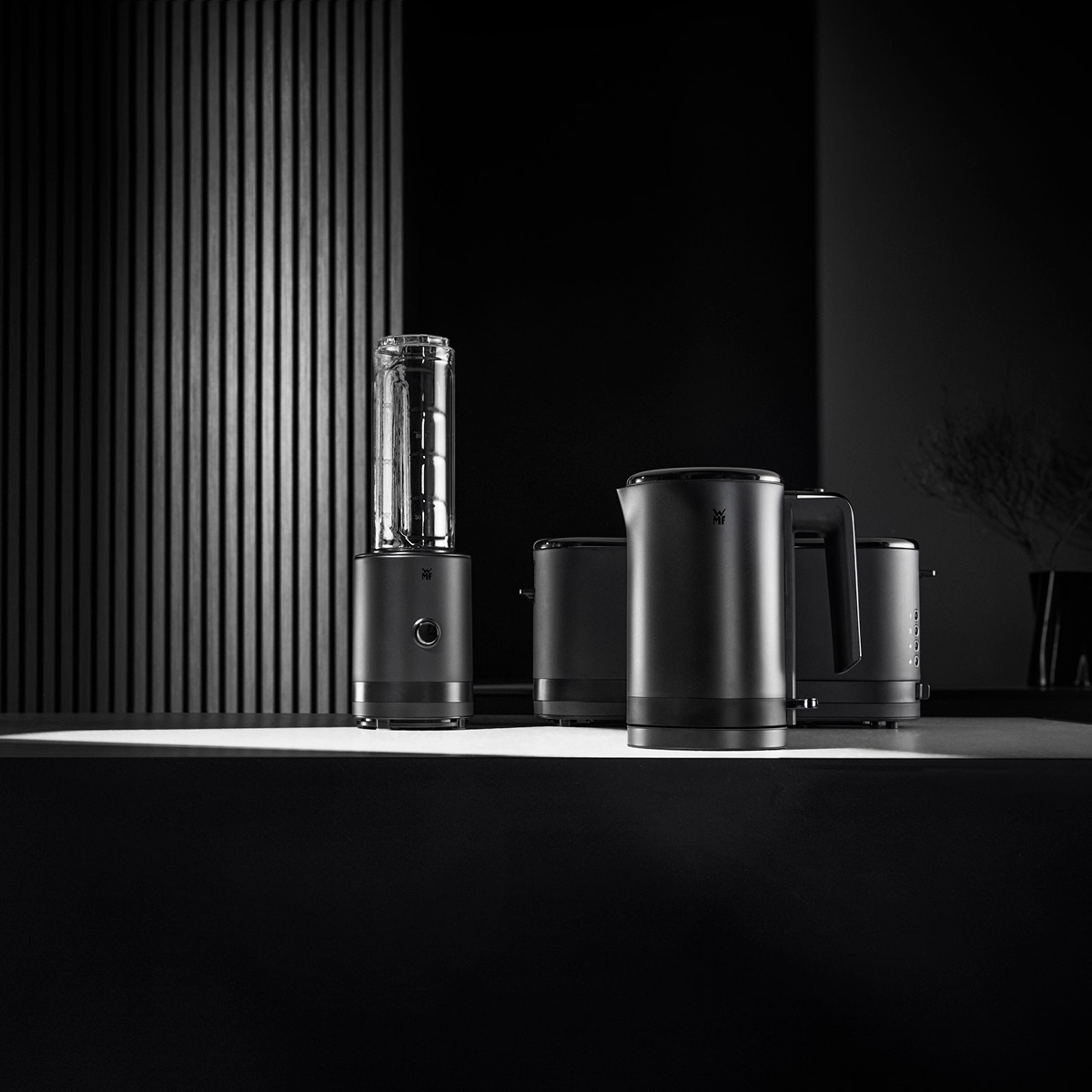 WMF KitchenMinis blender to-og  0,6 L svart