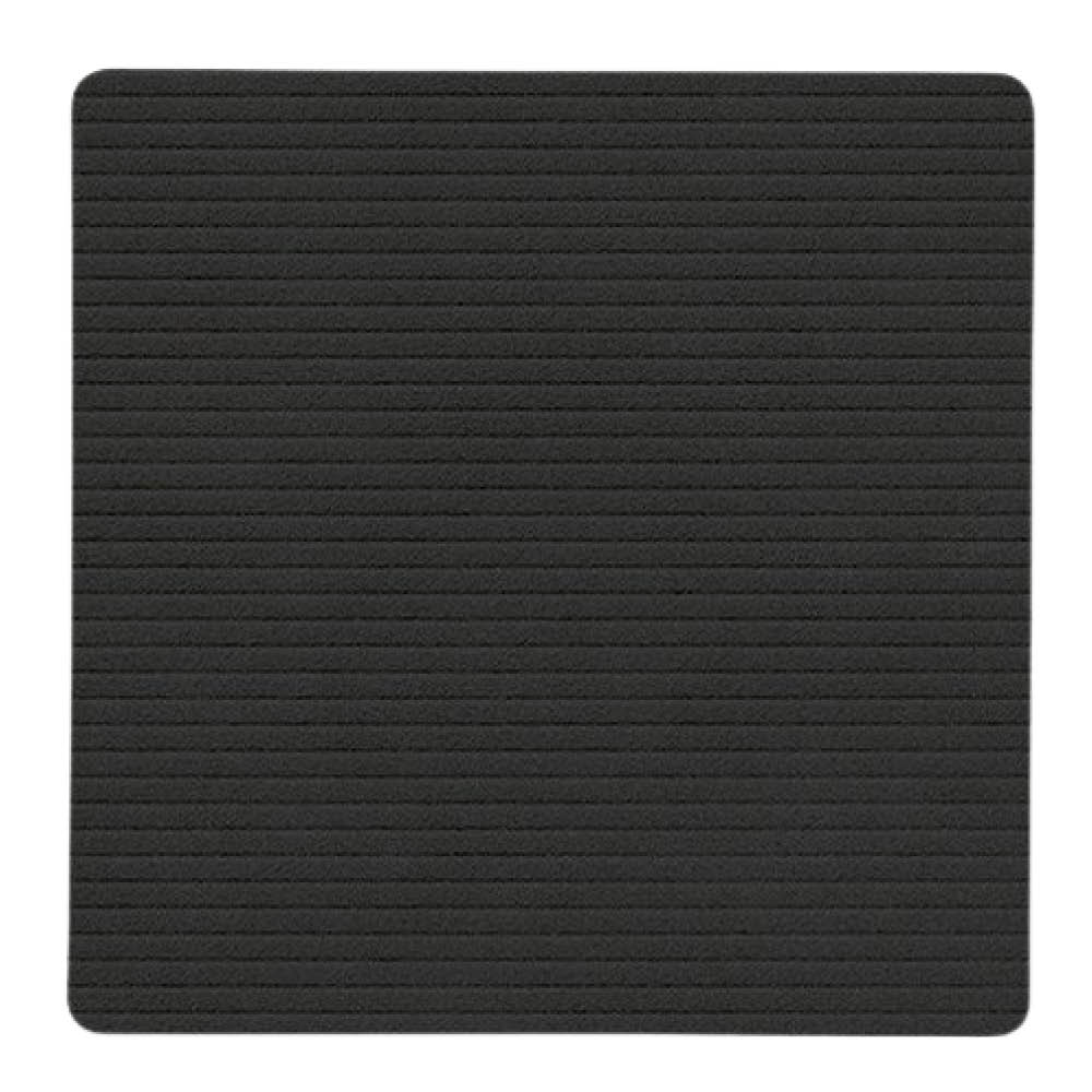 LIND DNA Square Corduroy glasunderlägg 10 cm Black Ink