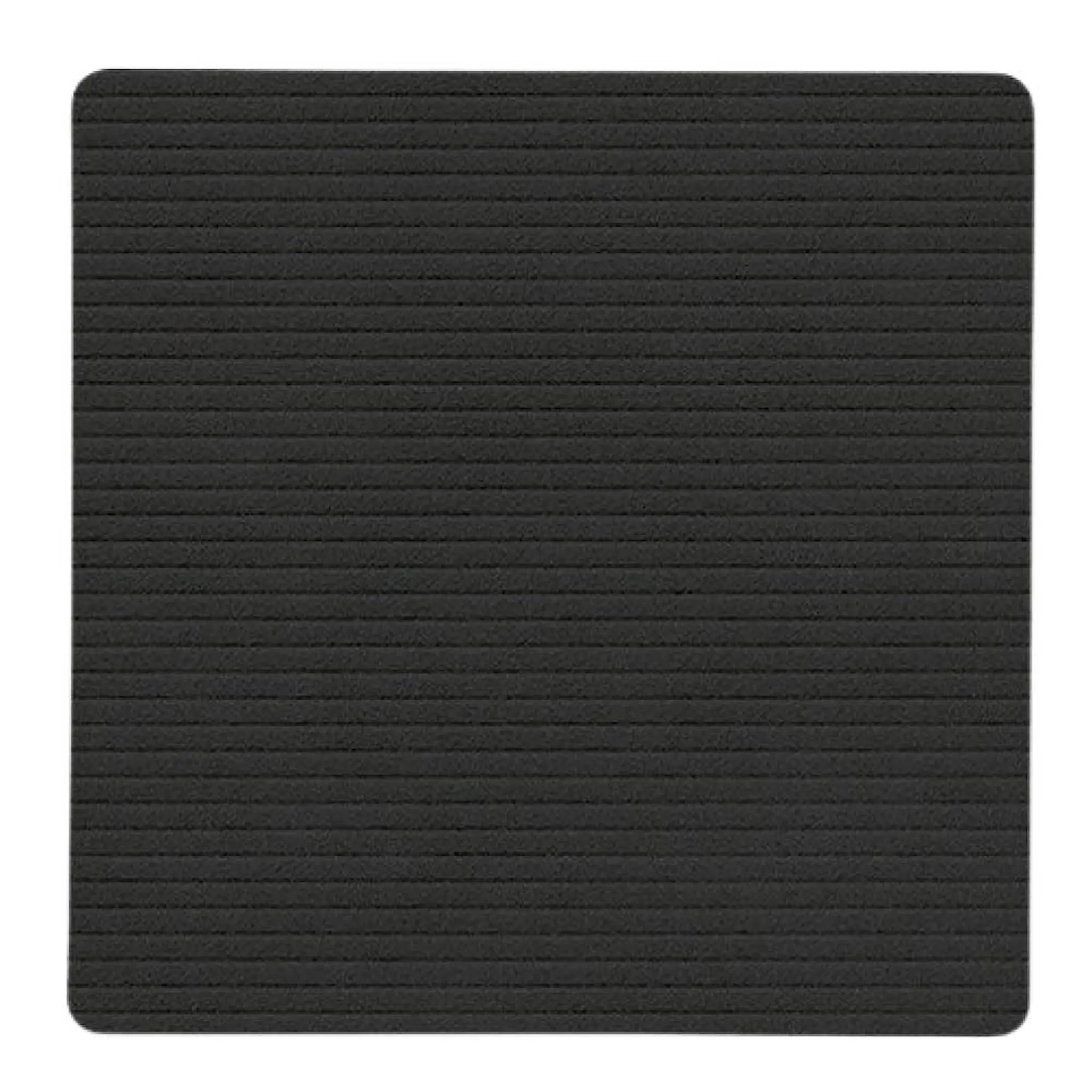 LIND DNA Square Corduroy glasunderlägg 10 cm Black Ink