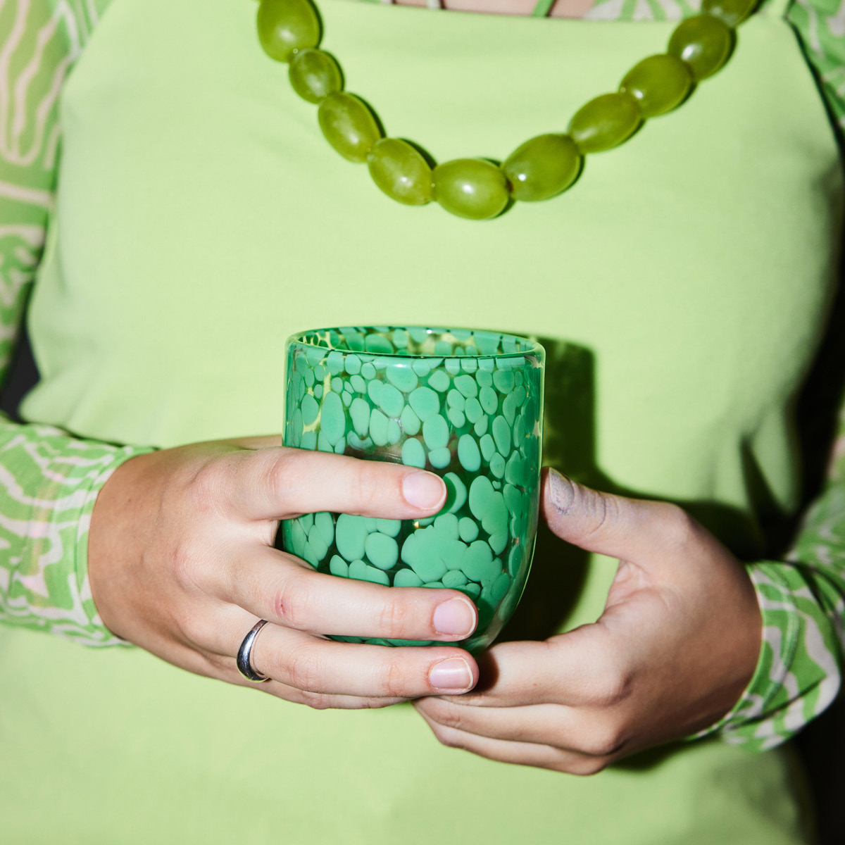 ByOn Messy glas 30 cl 2-pack grön