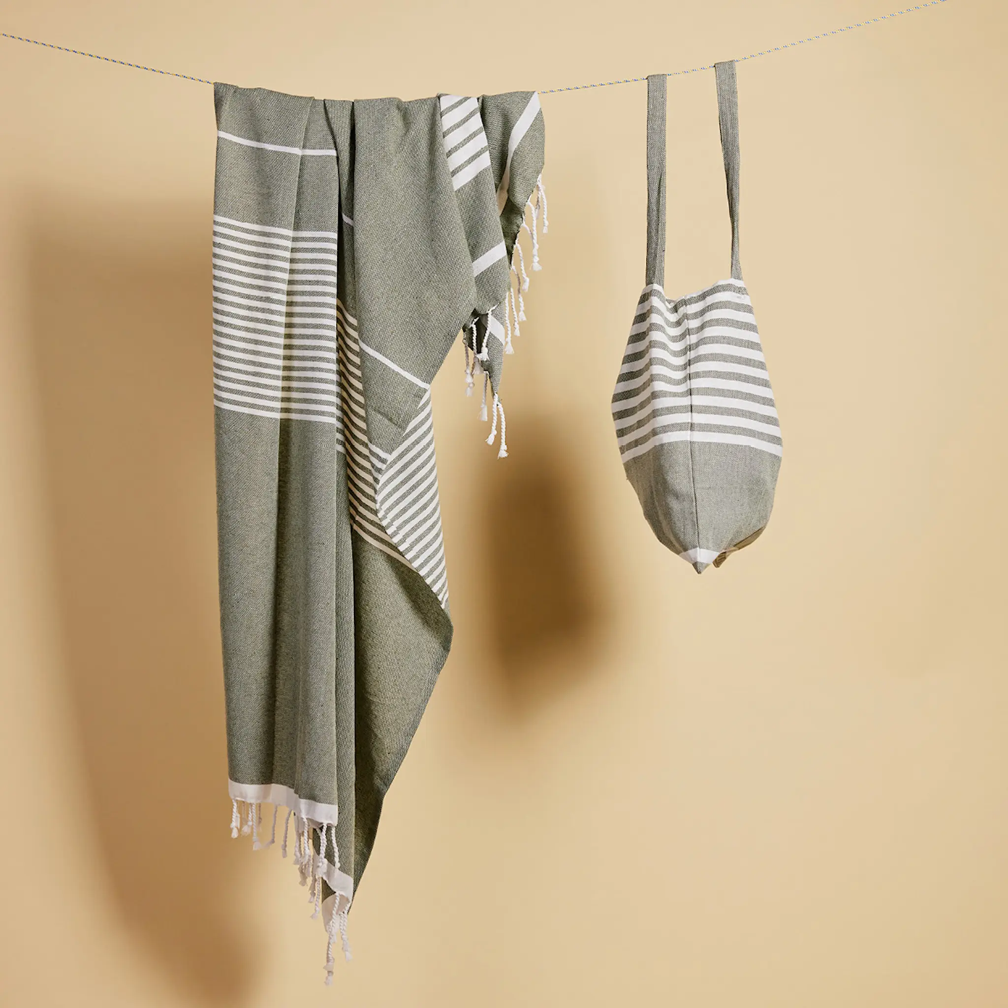 Sagaform Ella Hamam Bomullspåse Grön