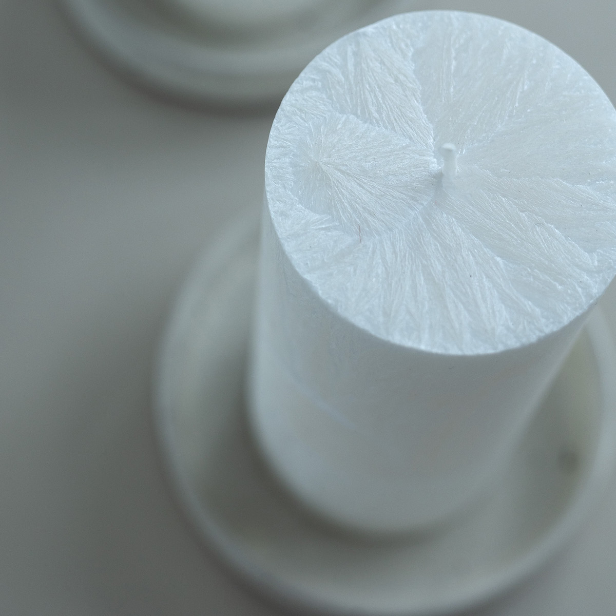 Liljeholmens Shea blokklys 6,7x10 cm hvit