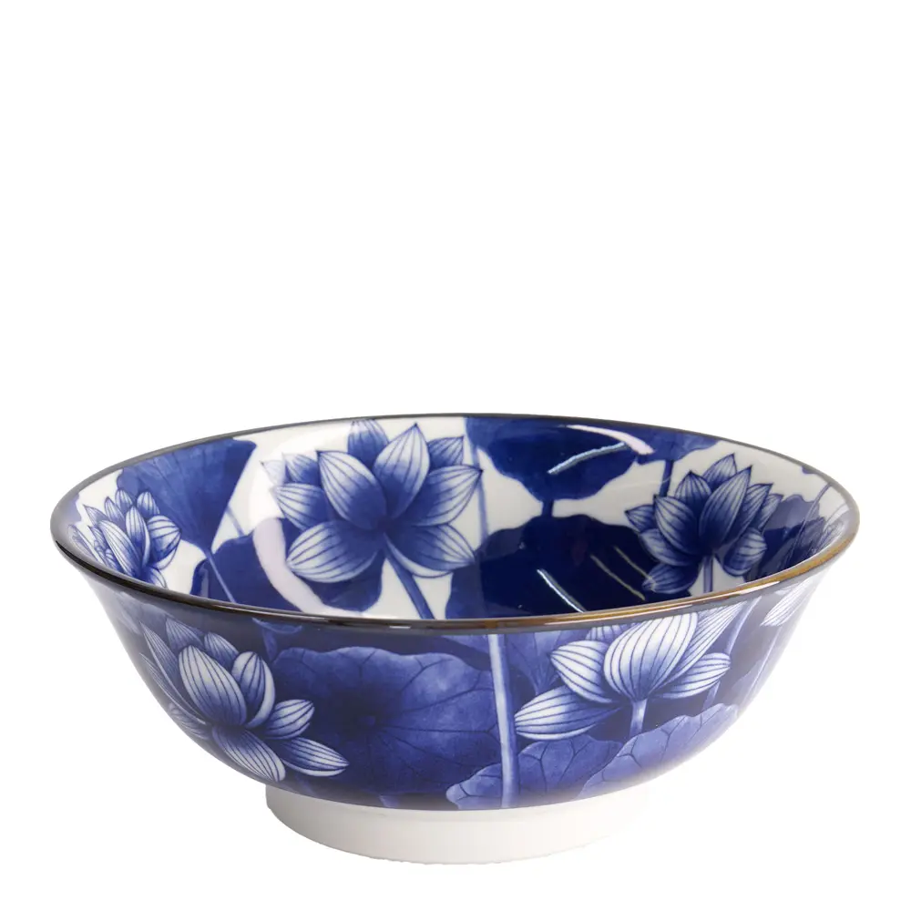 Kulho lotus 20,5 cm Blue/White