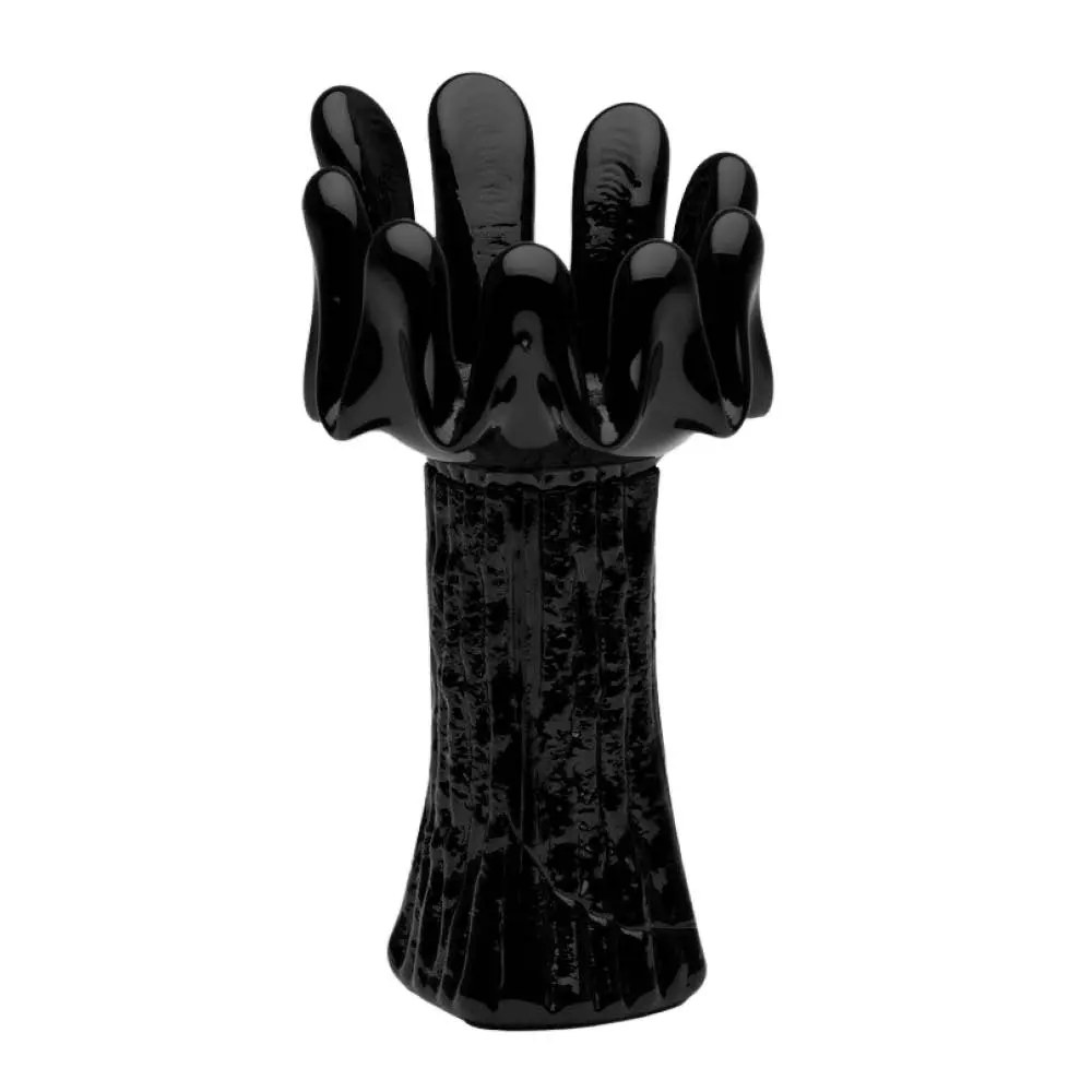 Sunflower lyslykt 18 cm svart