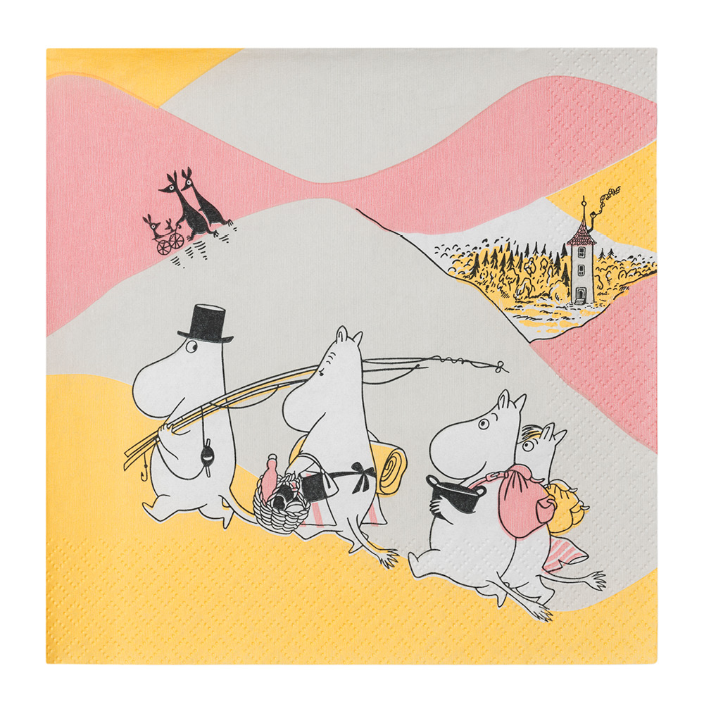 Moomin Arabia - Muumi Servetti 33x33 cm 20 kpl Perheen parissa