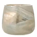 Ljuslykta Imran 10x9 cm grå