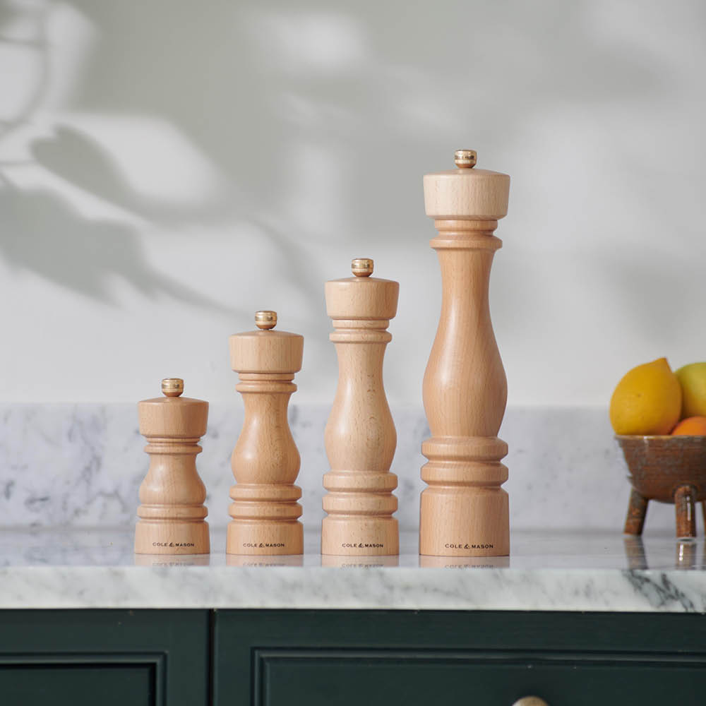 Cole & Mason London Saltkvarn 13 cm Natur