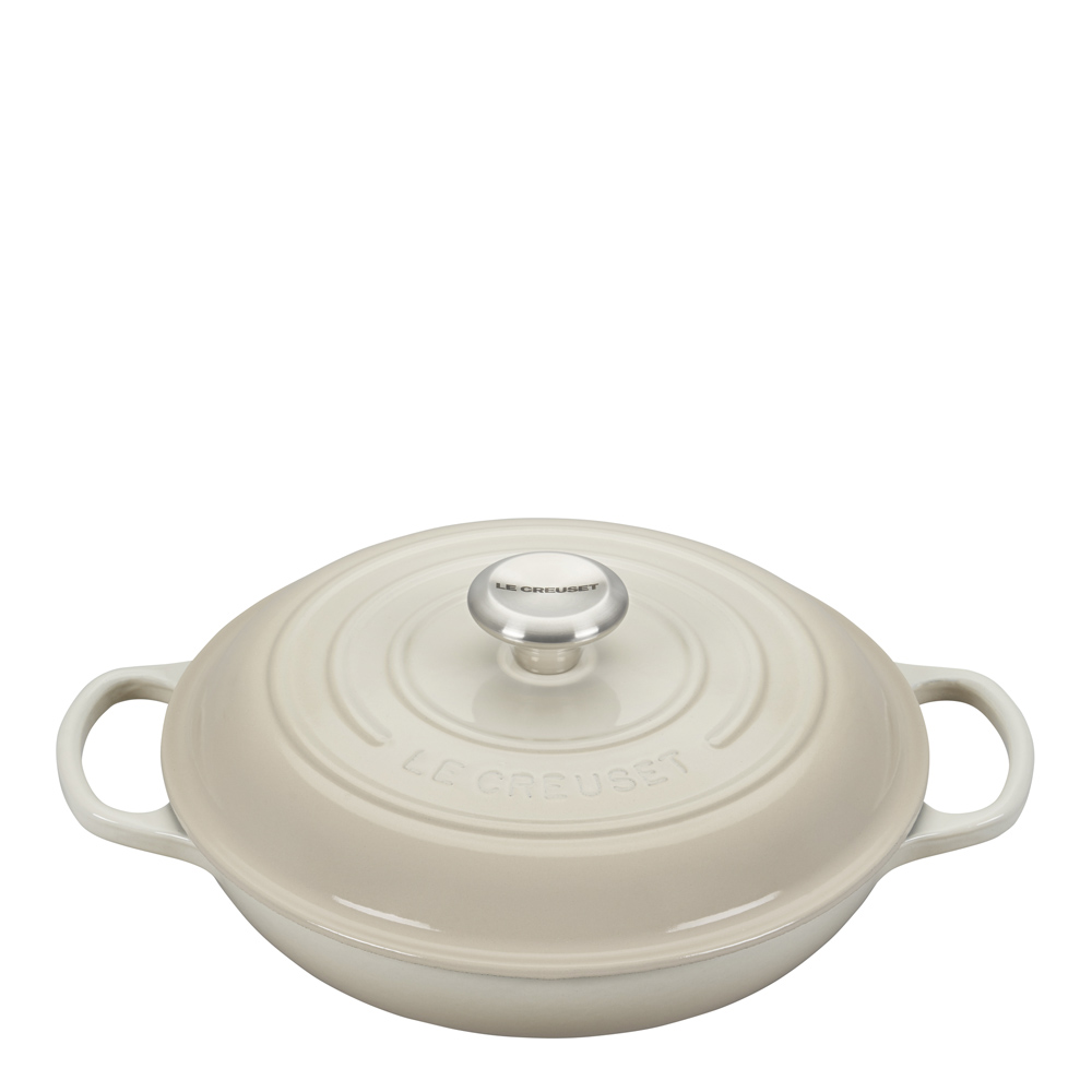 Le Creuset - Signature Matala Valurautapata 30 cm Meringue