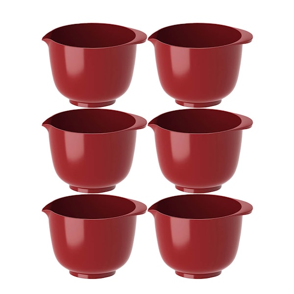 Margrethe miniskål 25 ml 6-pack Röd