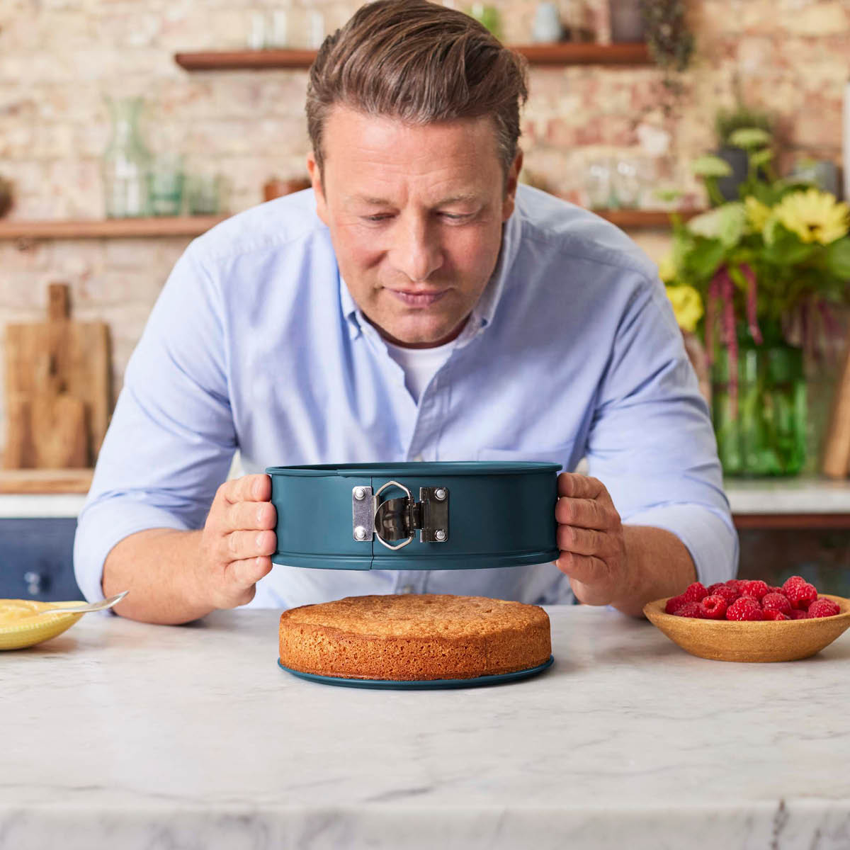 Tefal Bakeware springform 22 cm blå