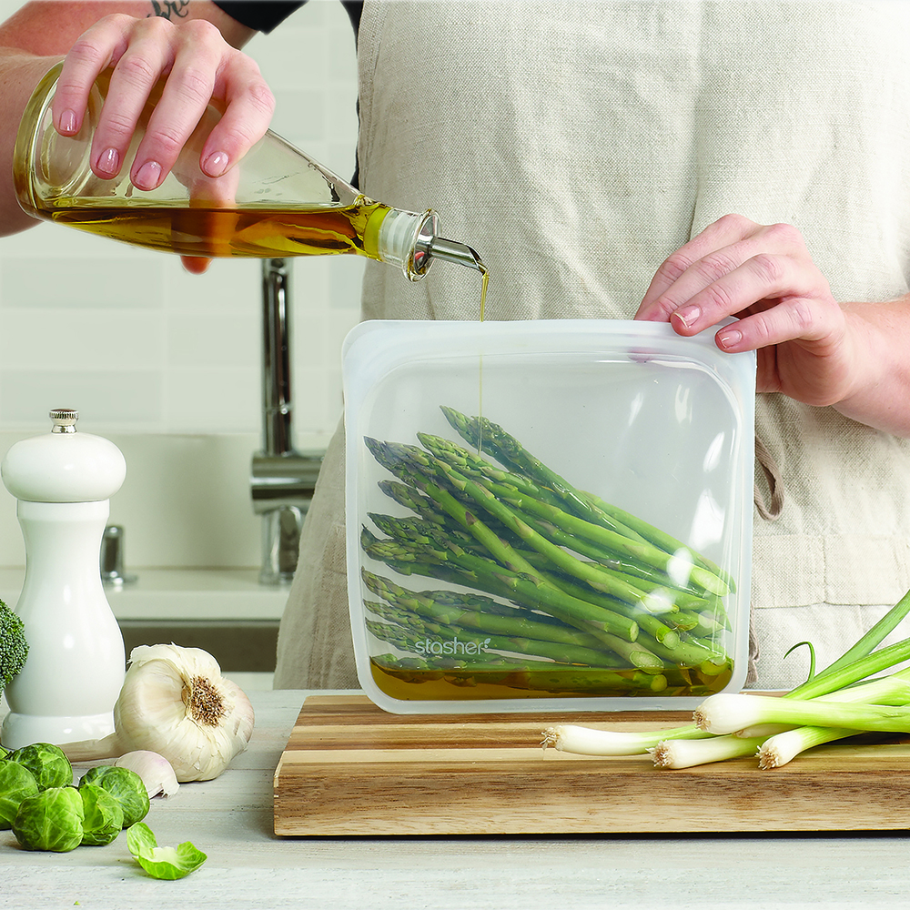 Stasher Sandwich silikonpåse 0,45 L klar