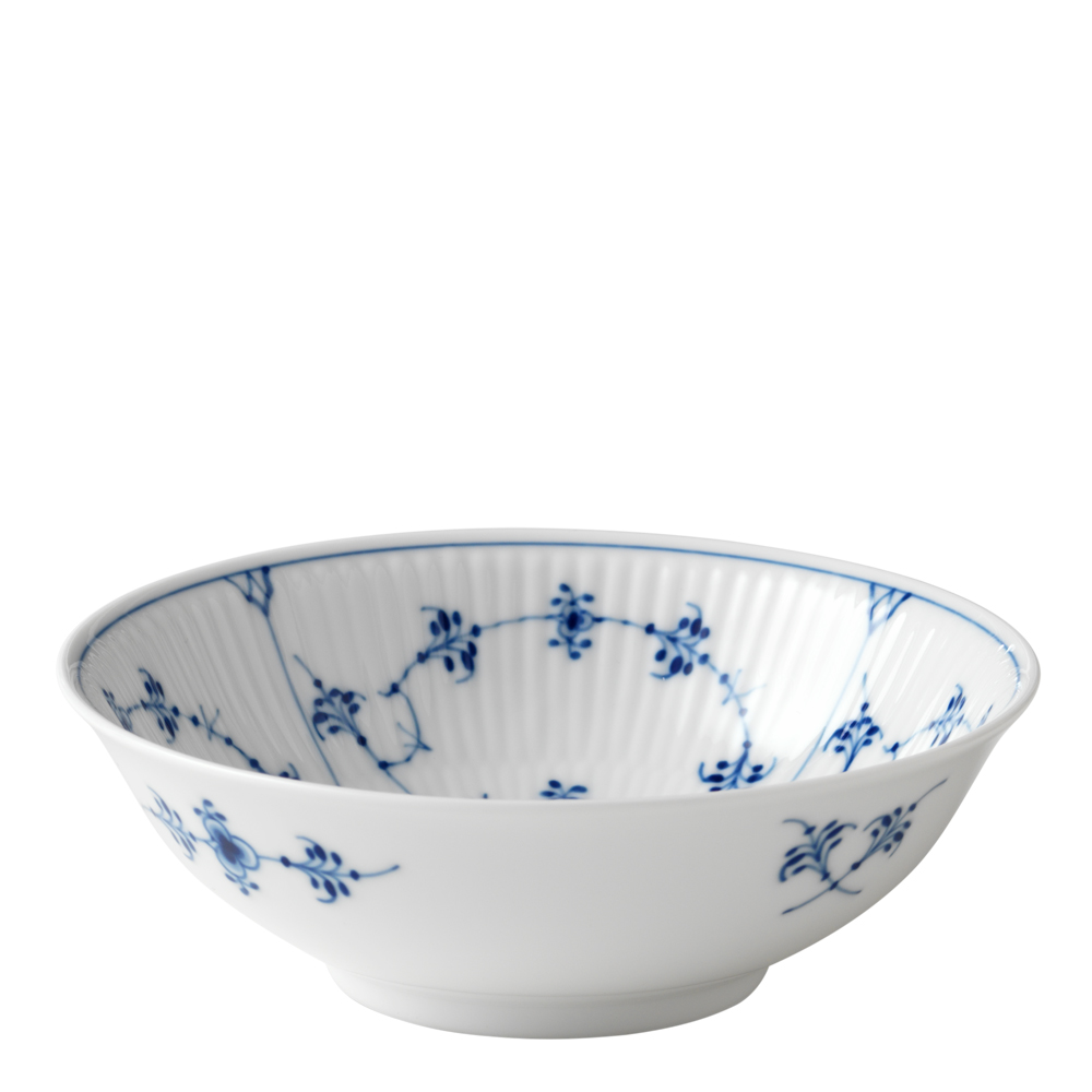 Royal Copenhagen Blue Fluted Plain skål 35 cl 16 cm