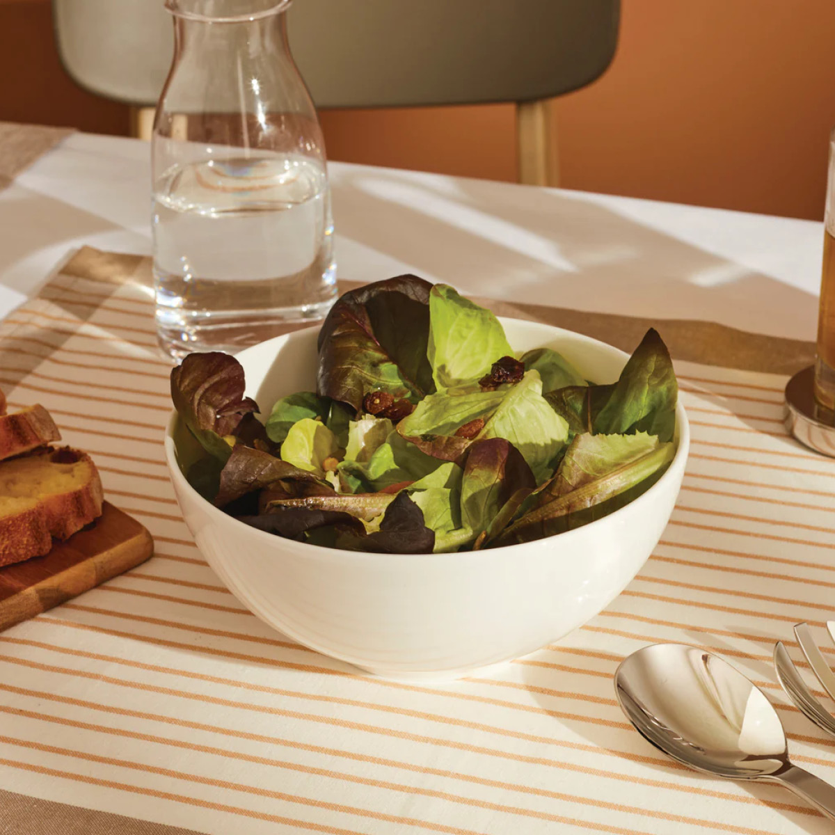 Alessi All-Time skål  20 cm 1,63 L vit