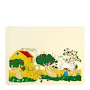 Pippi bordstablett Vägen Hem 40,5x30 cm gul