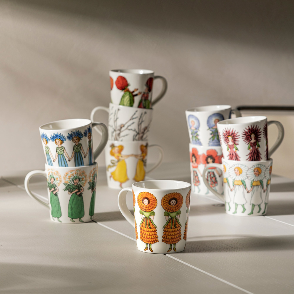 Design House Stockholm Beskow kopp 40 cl poppy