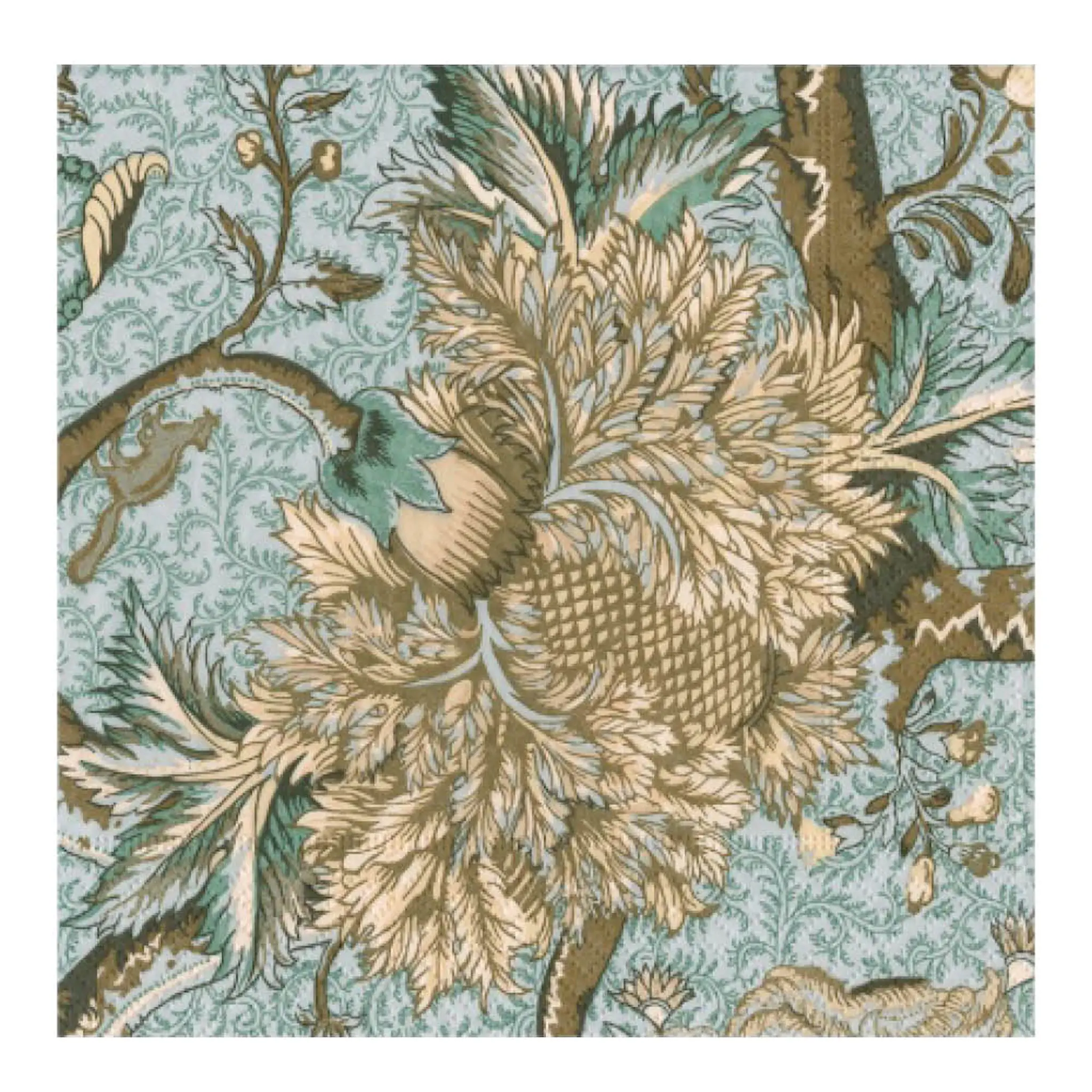 Caspari Pondicherry Servetti 33x33 cm 20 kpl mineraali