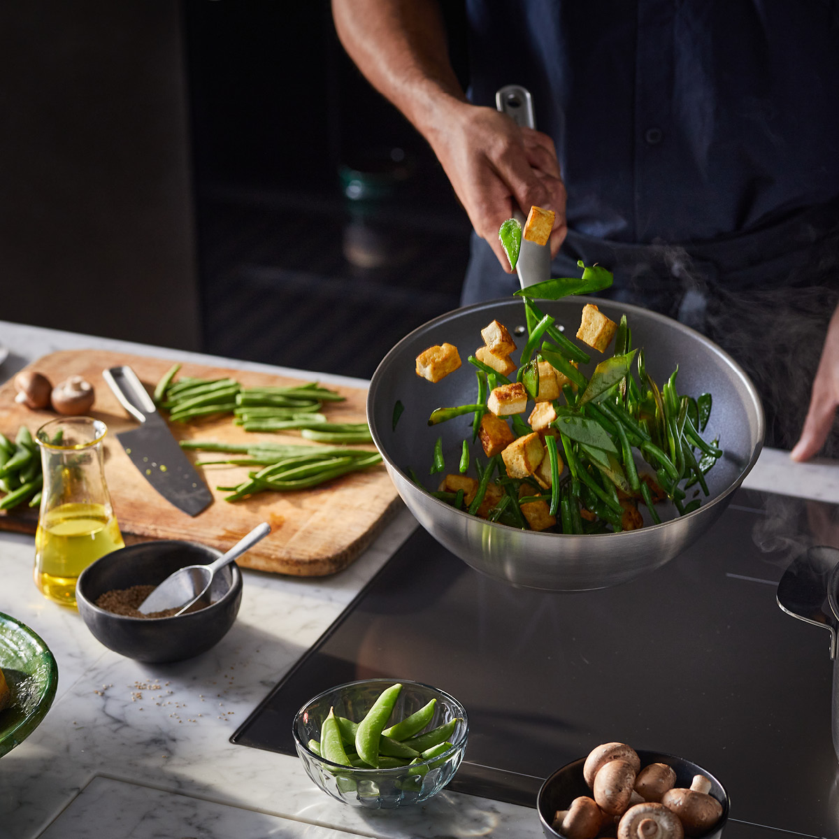 Fiskars All Steel wok 28 cm