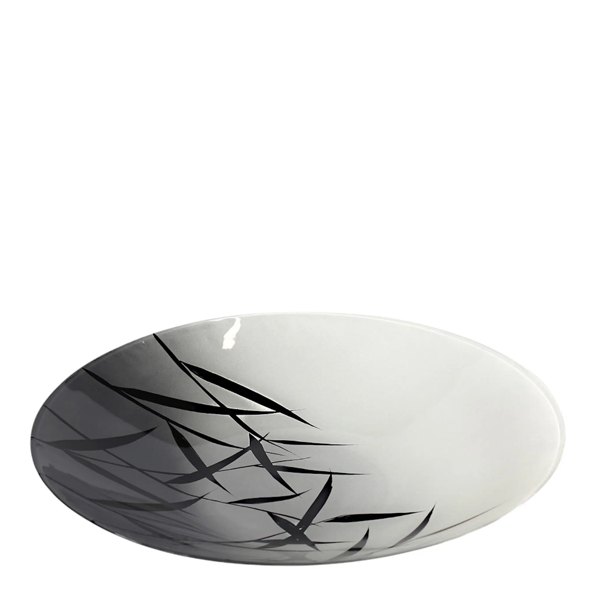 Nybro Crystal Nebbioso Fat 30 cm Vit