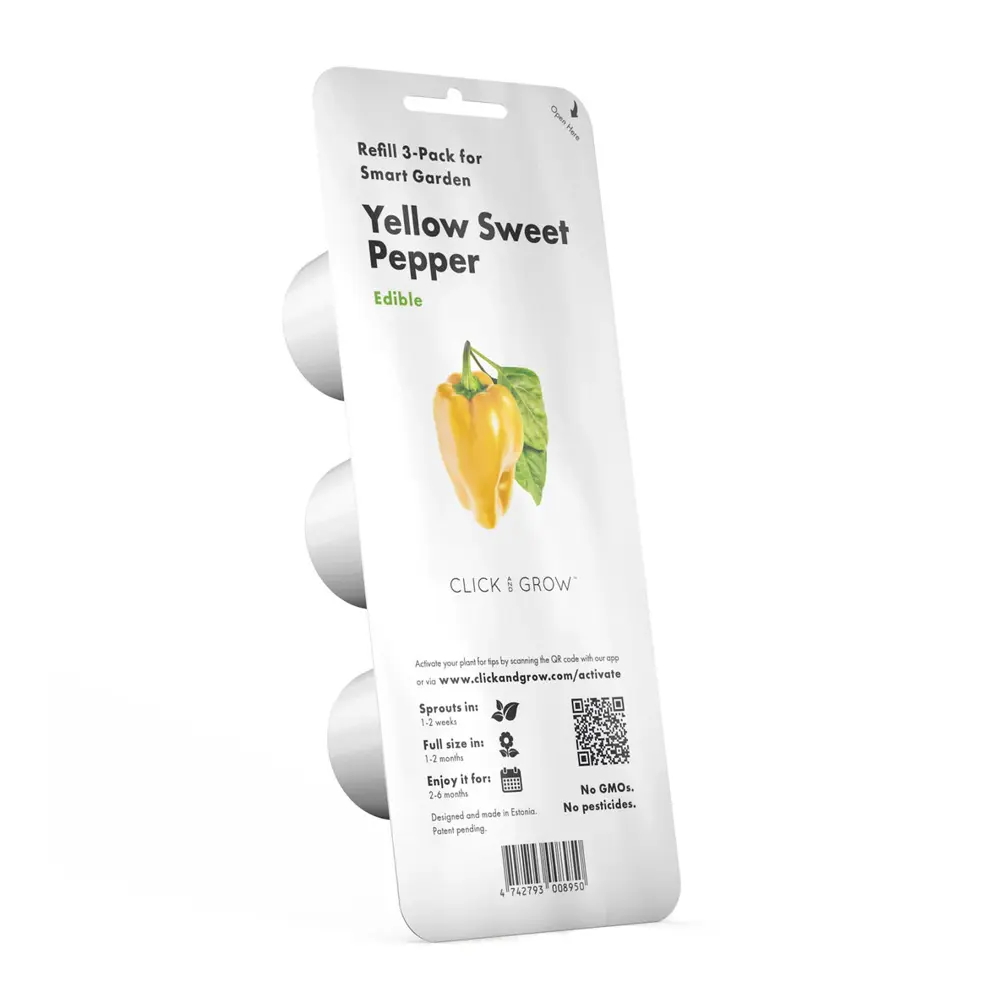 Smart Garden Täyttöpakkaus 3 kpl Keltainen paprika