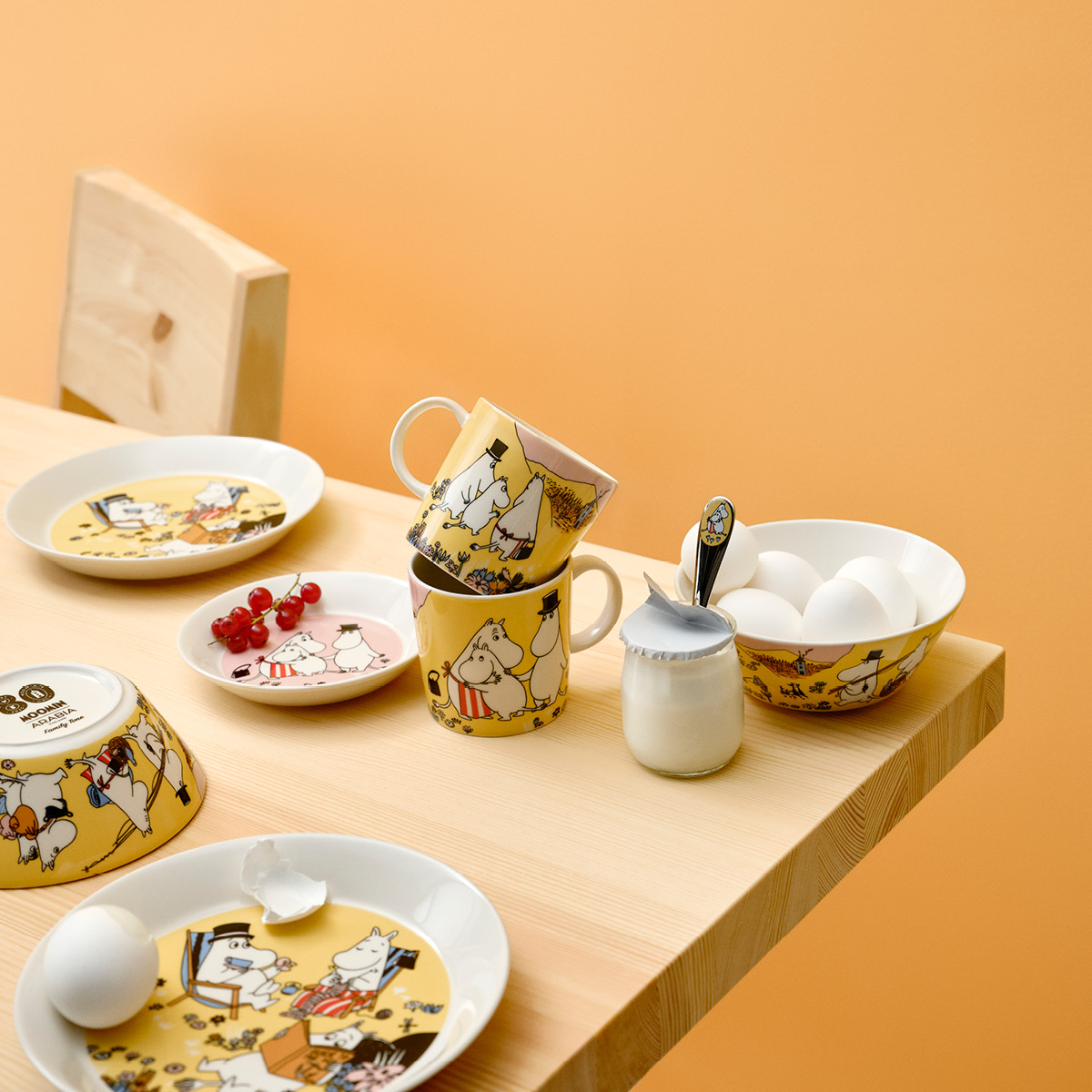 Moomin Arabia Mumin assiett 15 cm Familjemys 80 år