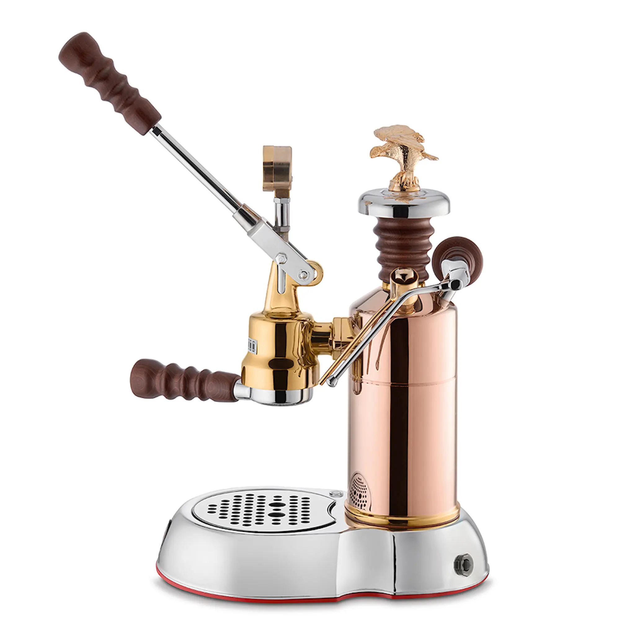 La Pavoni Esperto Manuell Kaffemaskin med Hävarm Koppar