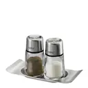 Brunch salt- och pepparkar set 2 delar svart/stål