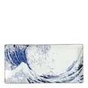 Hokusai Nami sushitallrik 23x11 cm blå/vit