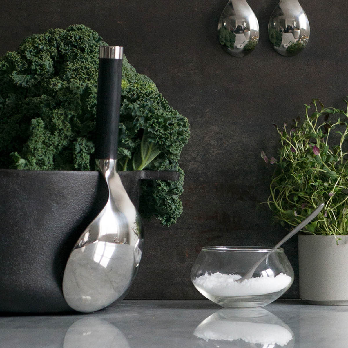 Klong Salvia slev 24 cm stål