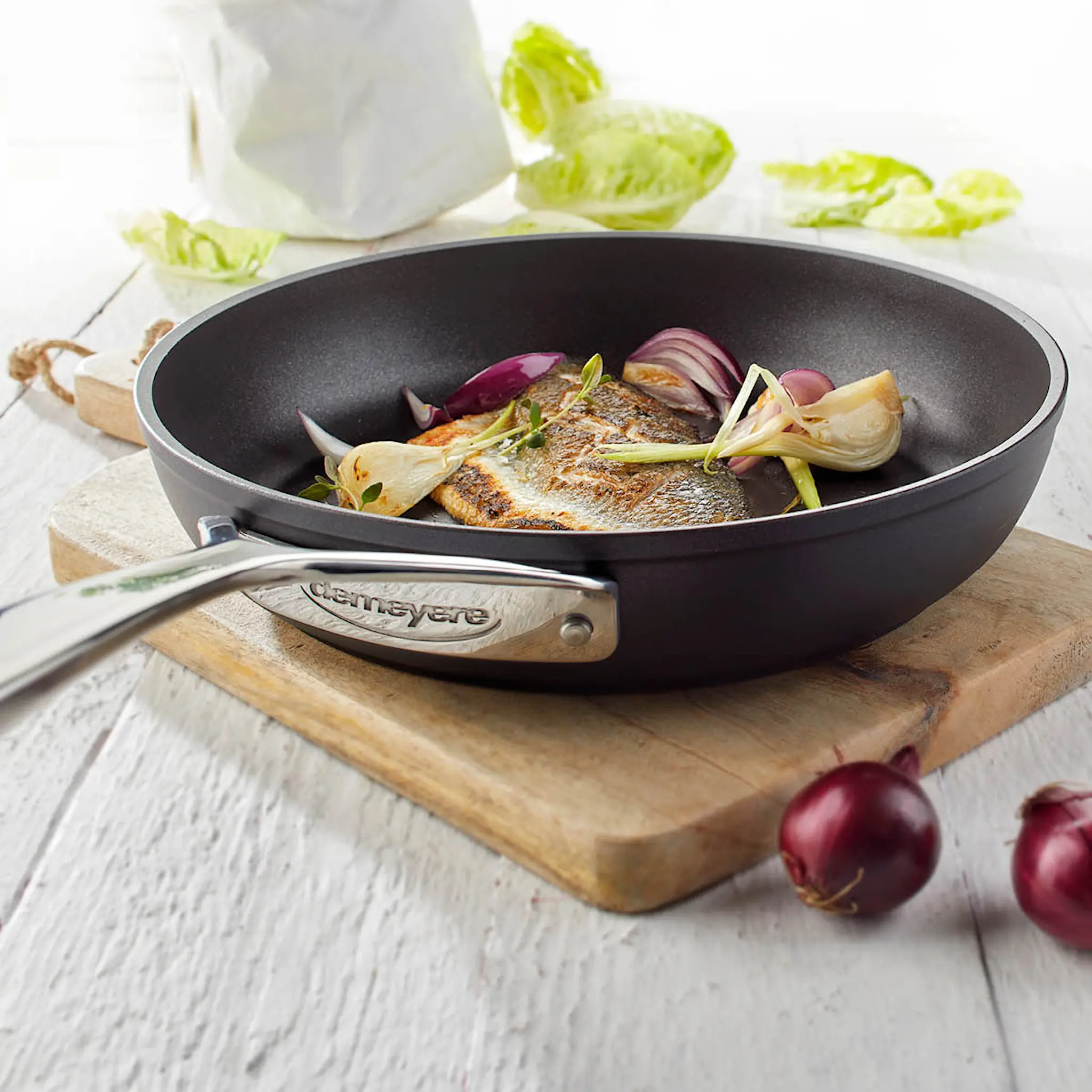 Demeyere Alu Pro 5 Ceraforce stekpanneset 24+28 cm keramisk