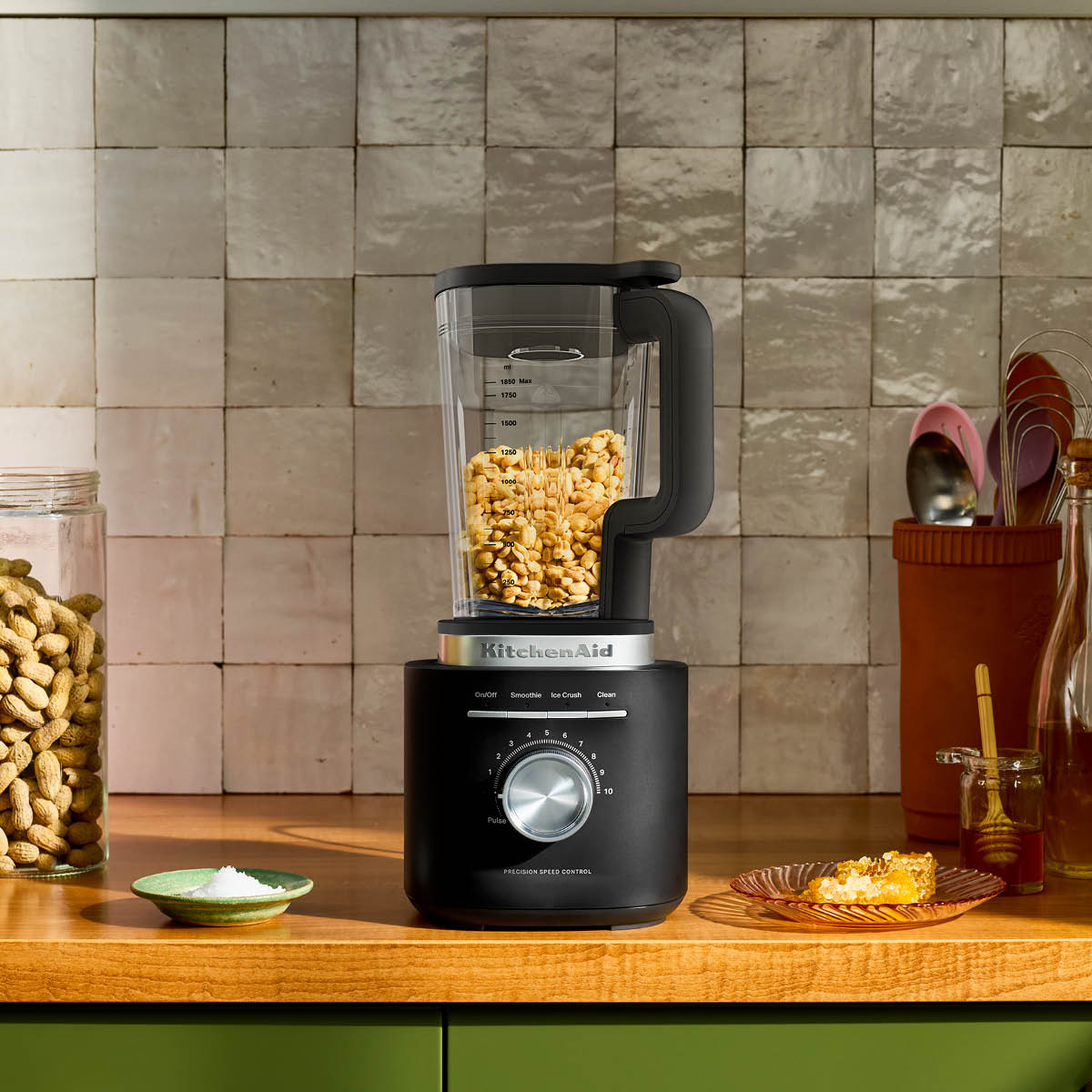 KitchenAid Pure Power blender m/glasskanne 1,85L black matte