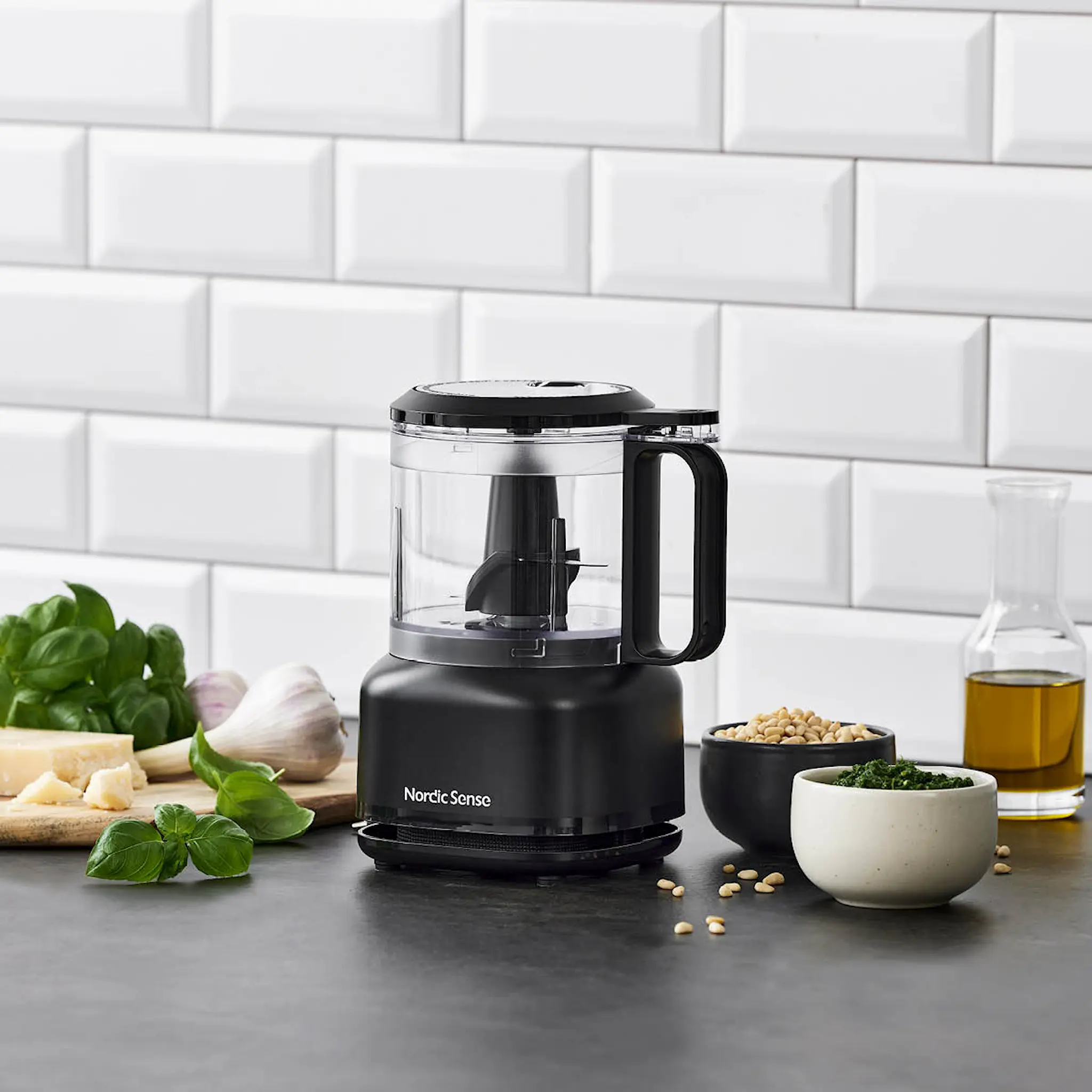 Nordic Sense Minileikkuri 0,5 L 250 W Mattamusta