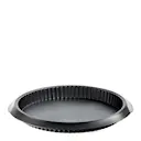 Quiche pajform i silikon 28 cm svart