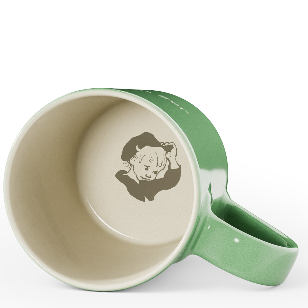 Design House Stockholm Astrid Lindgren krus jag vet en som ska ställa till kalas! 35 cl grønn