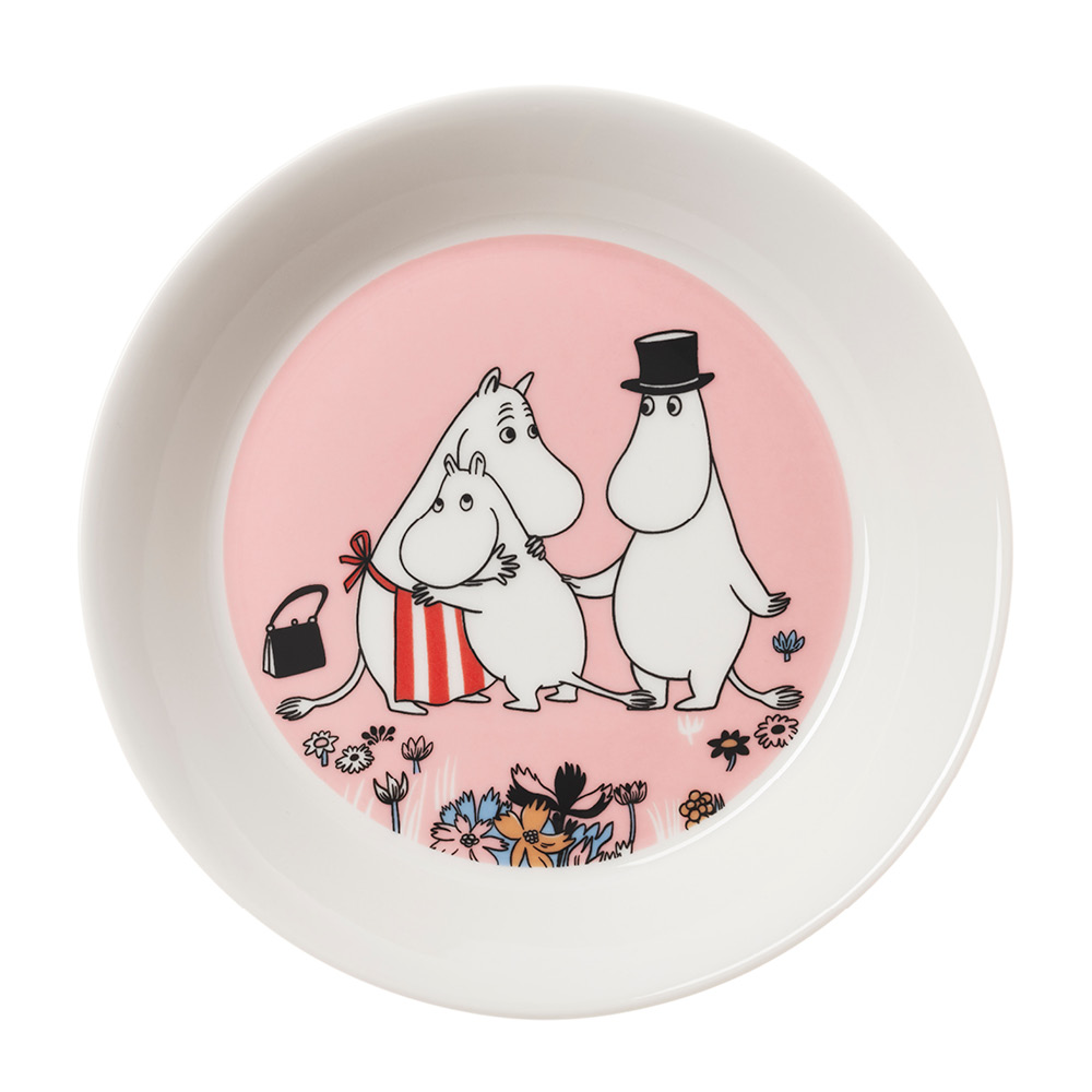Moomin Arabia - Muumi Lautanen 15 cm Perheen parissa