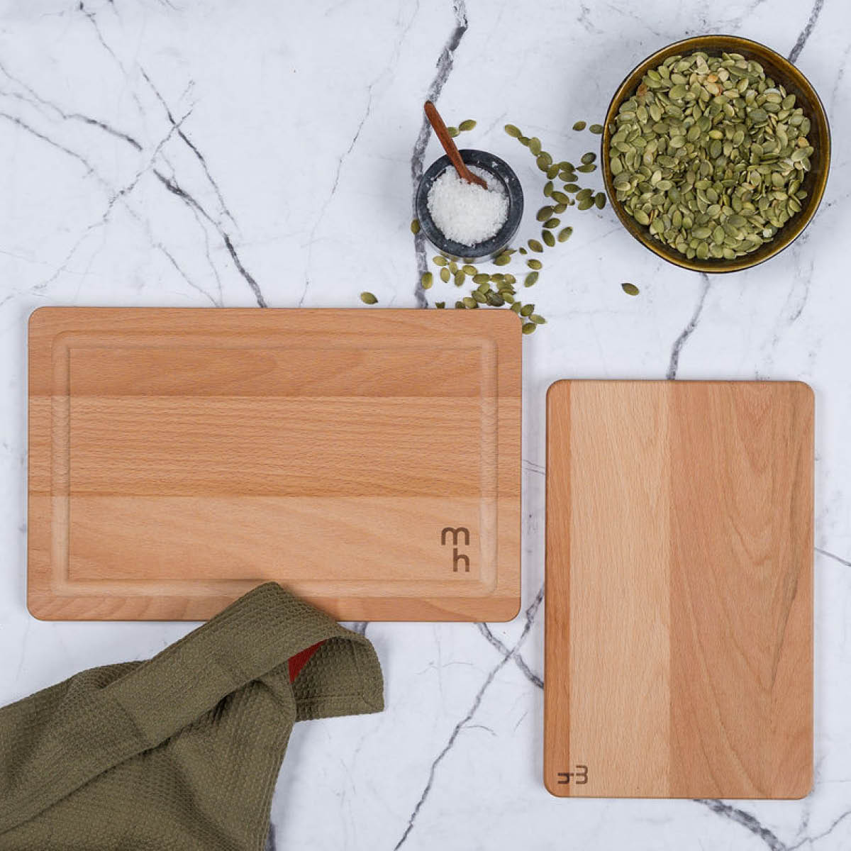 Modern House Skärbräda set 2 delar bok