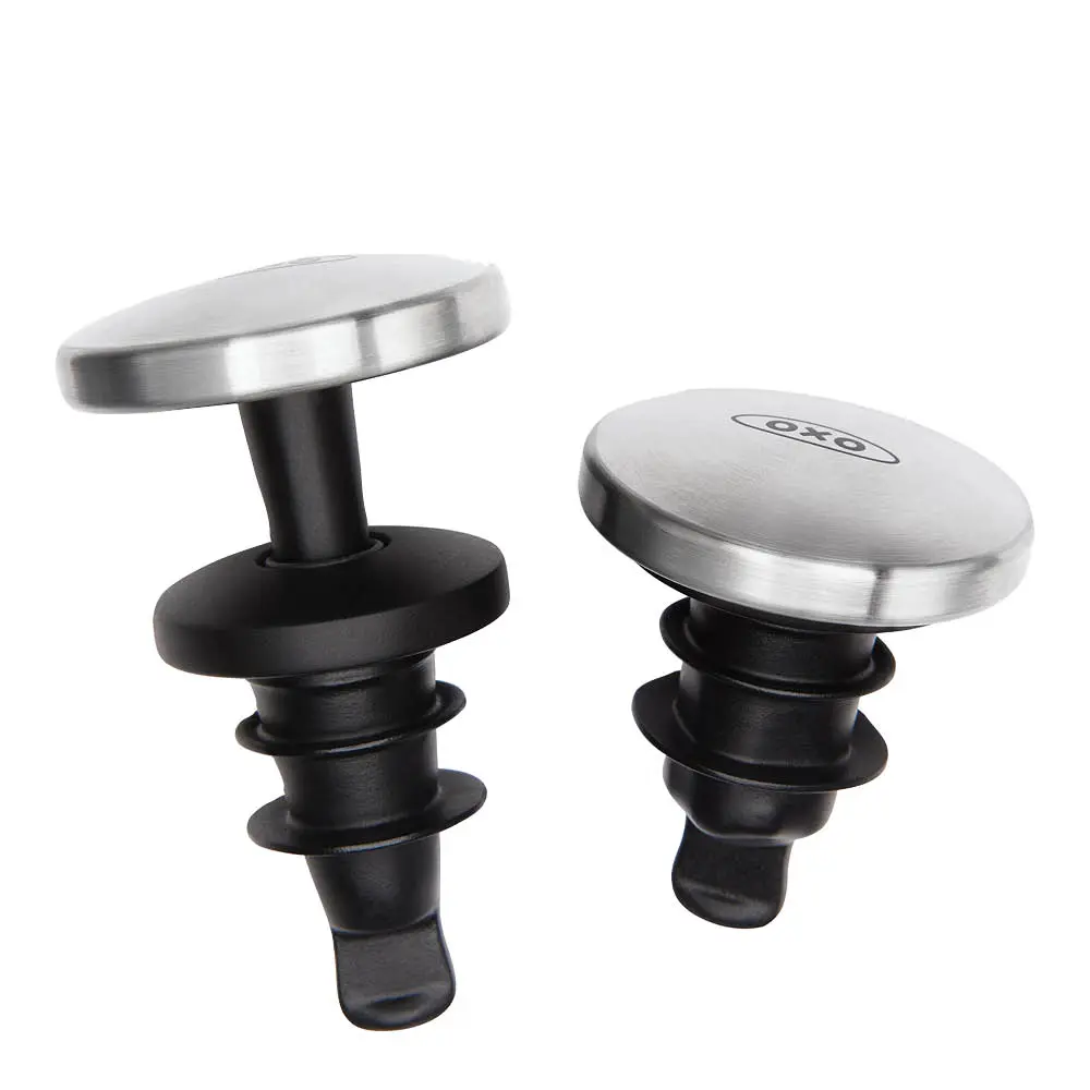 Oxo Viinipullonsulkija 2 kpl Musta