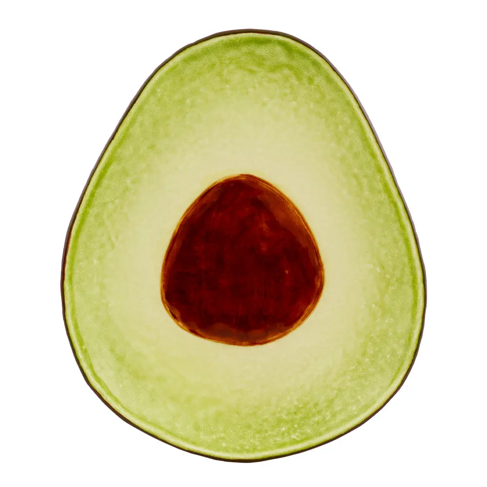 Tropical Fruits Lautanen Avokado 21x25 cm Vihreä