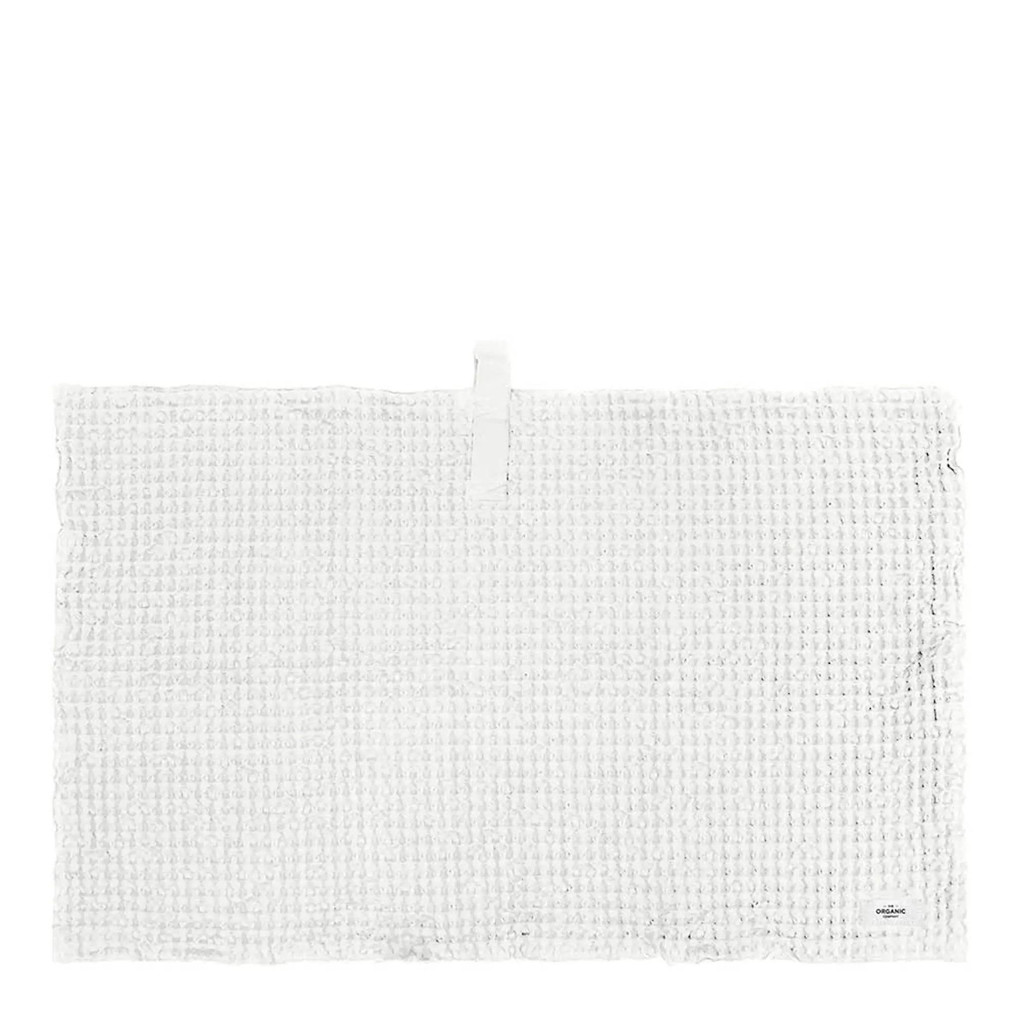 The Organic Company Big Waffle badematte 80x55 cm hvit