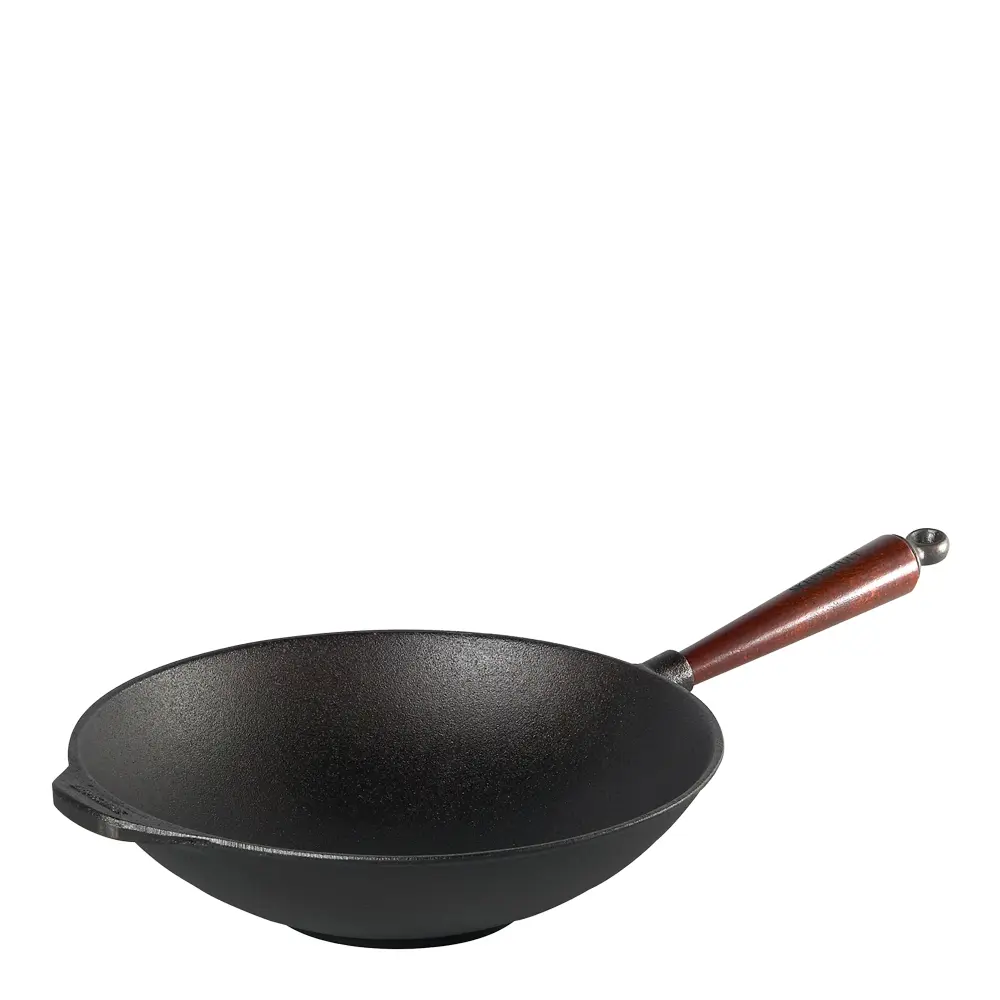 Skeppshult wokpanne med trehåndtak 30 cm