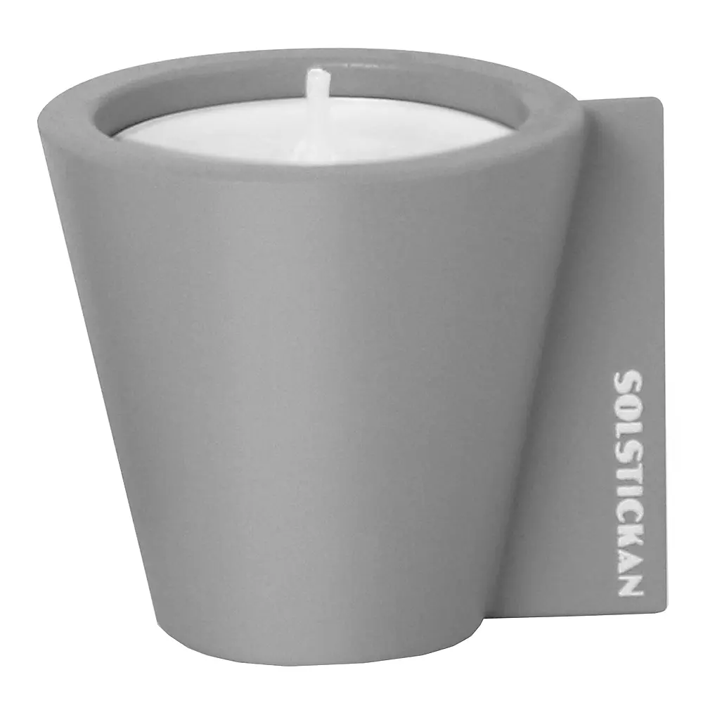 Kynttilänpidike Flipp Harmaa