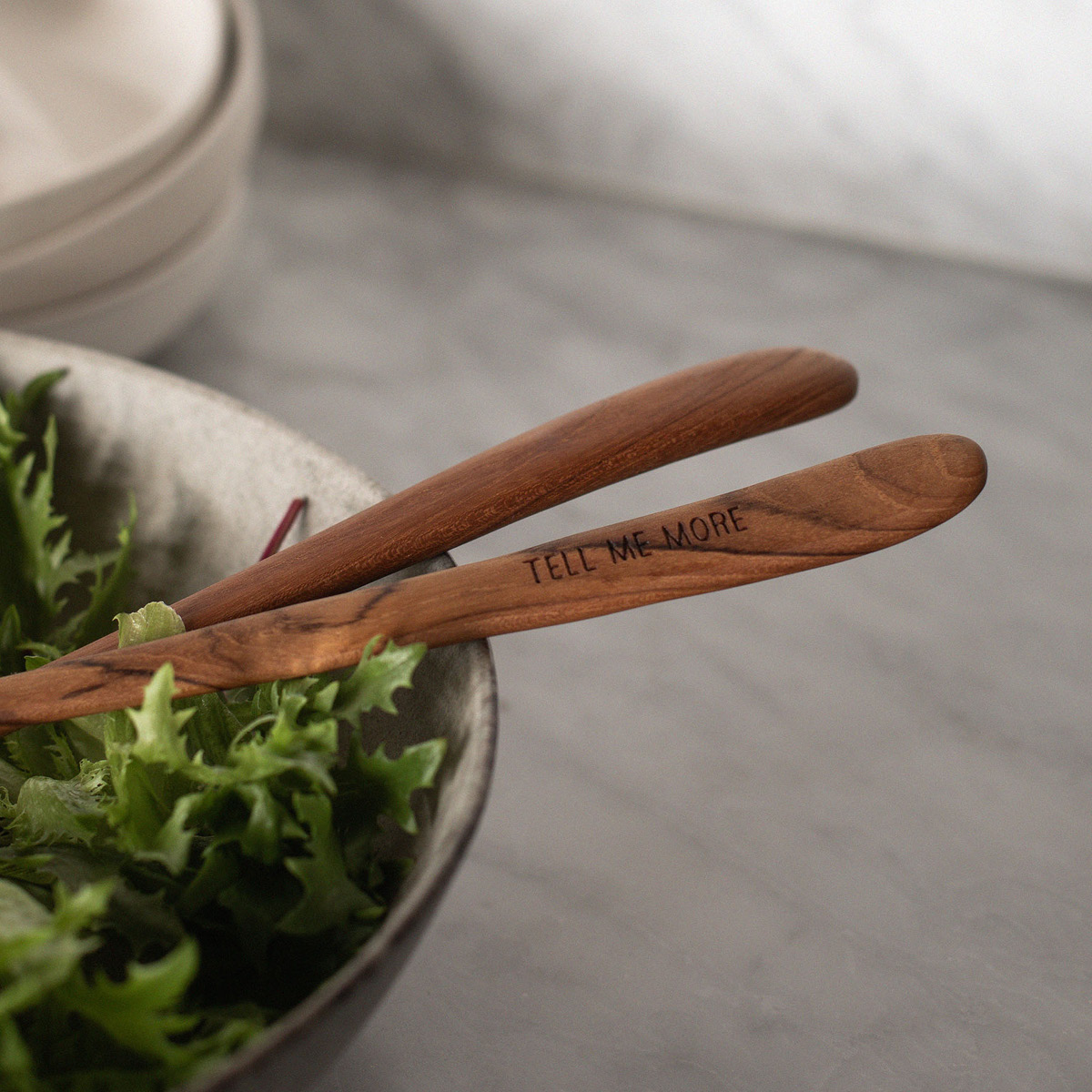 Tell Me More Bon salatskål 30 cm grå