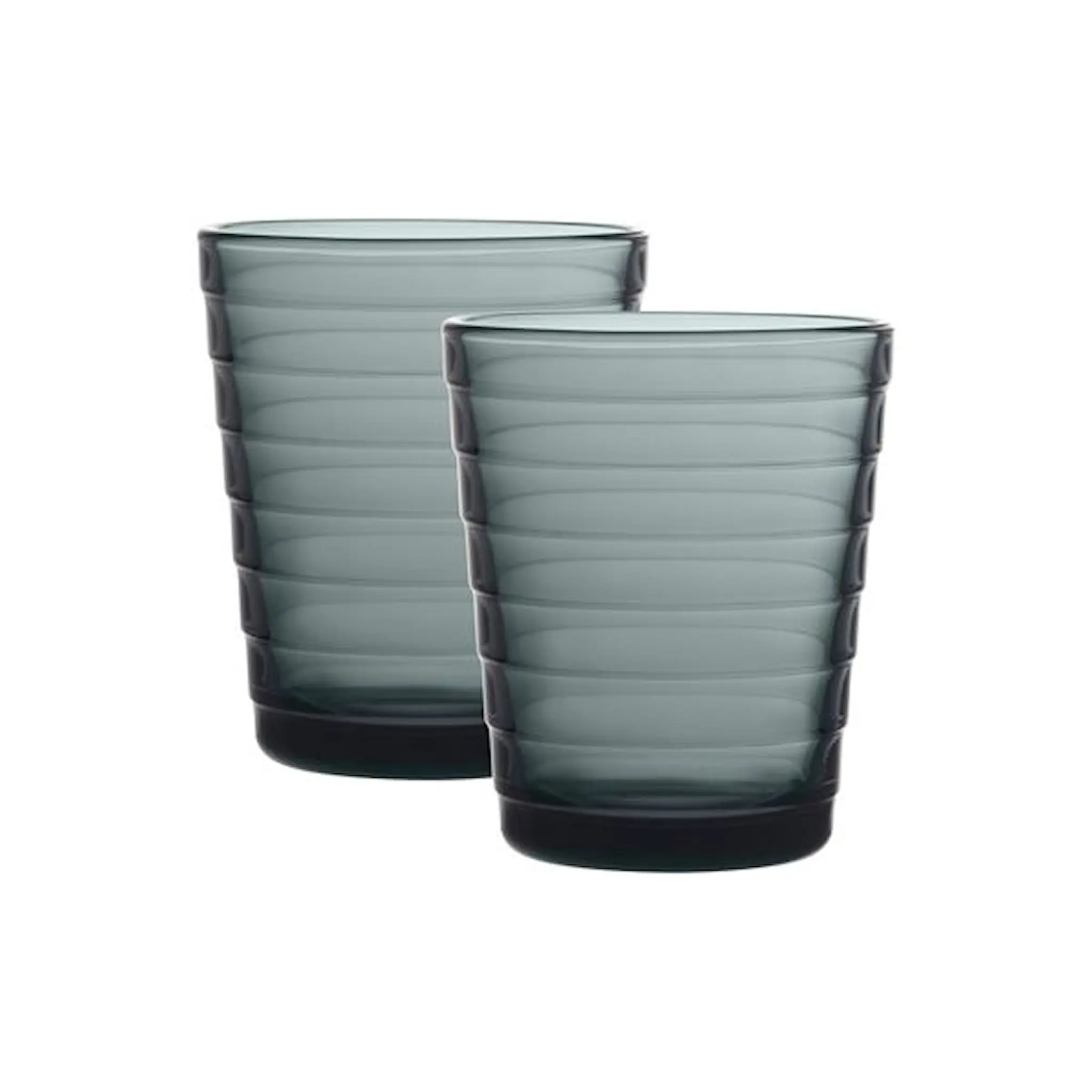iittala Aino Aalto Juomalasi 22 cl 2 kpl Tummanharmaa