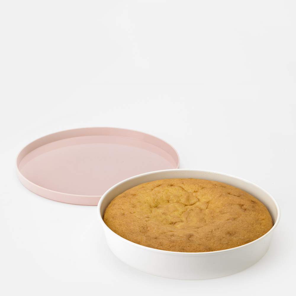 RIG-TIG Picnic Bakform med Lock 25 cm Blossom/Vit