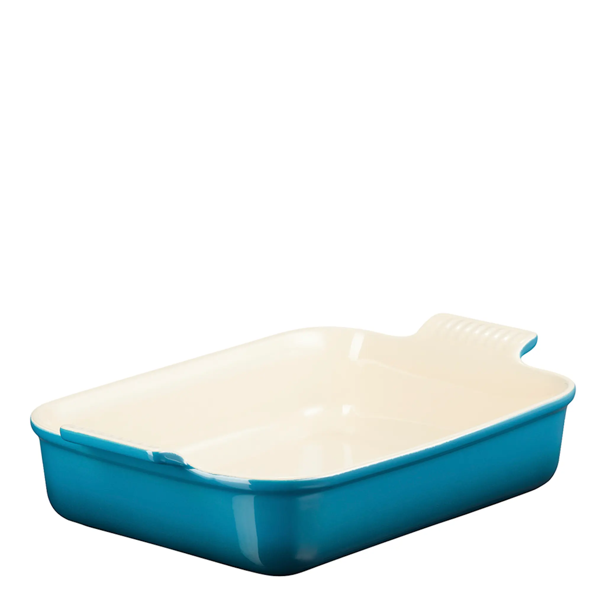 Le Creuset Heritage Rektangulär Form 19 cm deep teal