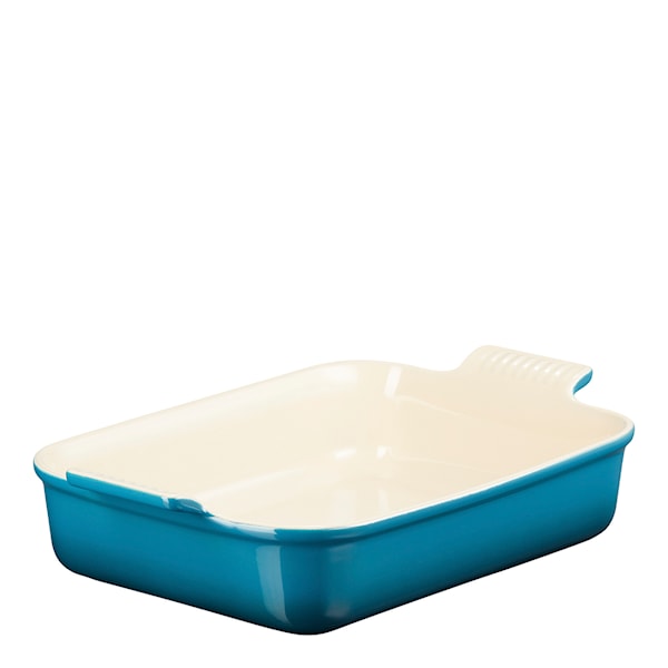 Heritage Rektangulär Form 19 cm deep teal