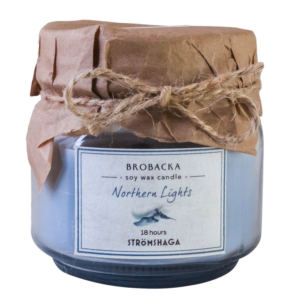 Strömshaga Brobacka Tuoksukynttilä 8 cm Northern Lights